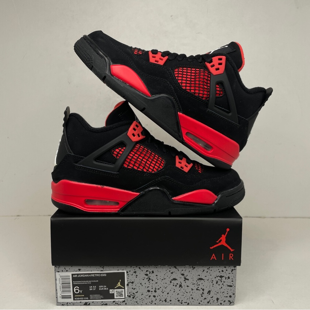 Nike Air Jordan 4 Retro GS “Red Thunder” 2022